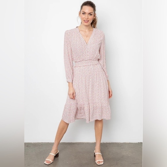 Rails Renata Midi Dress in Flower Vines - Picture 2 of 12